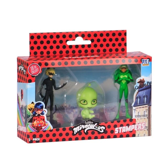 PMI Miraculous Ladybug and Cat 3 Figures Print