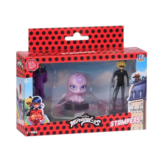 PMI Miraculous Ladybug and Cat 3 Figures Print