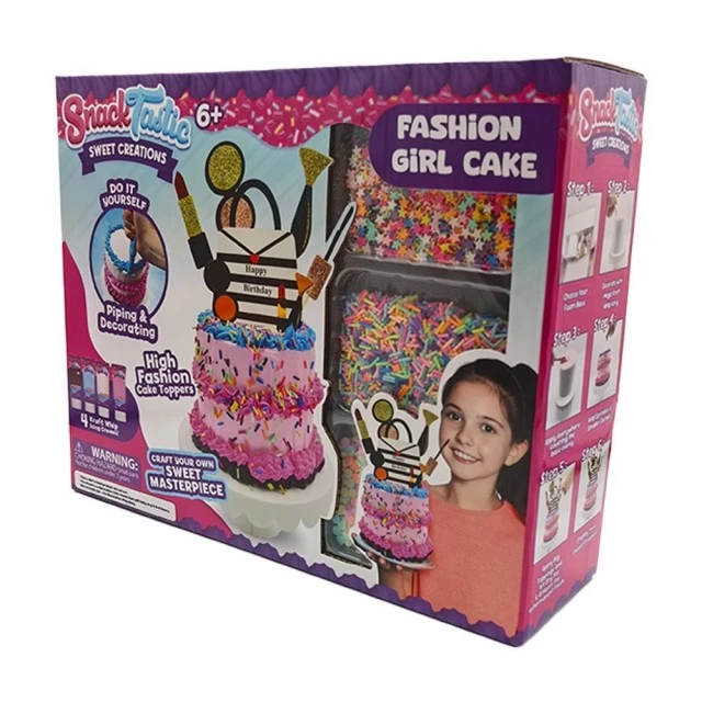 Snack Tastic Decorative Treats Cake Fashion Girl