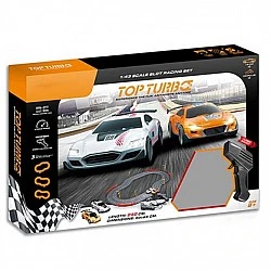 SOBA Slot Top Turbo Race Track 2 Cars and 2 Controllers 1:43 240cm.