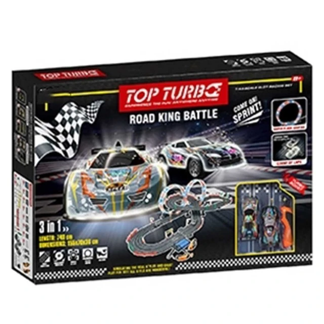 OCIE SOBA Slot Top Turbo Състезателна Писта 2 Коли 740 см.