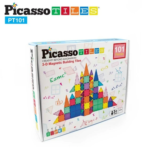 Picasso STEAM Магнитен конструктор 101 части
