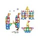 Picasso Magnetic Construction Set with Wheel Base and 2 Figures 121 Pieces