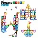 Picasso Magnetic Construction Set with Wheel Base and 2 Figures 121 Pieces