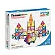 Picasso Magnetic Construction Set with Wheel Base and 2 Figures 121 Pieces