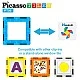 Picasso Magnetic Constructor Learn and Play 56 pieces