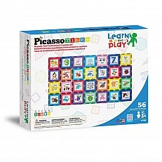 Picasso Magnetic Constructor Learn and Play 56 pieces