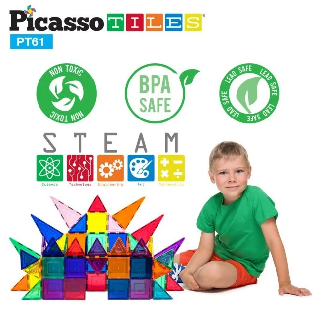 Picasso STEAM Magnetic constructor 61 pieces