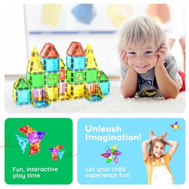 Picasso STEAM Магнитен конструктор Diamond Series 48 части