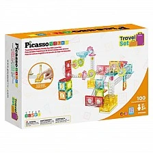 Picasso Magnetic Construction Set Ball Track Travel 100 pieces