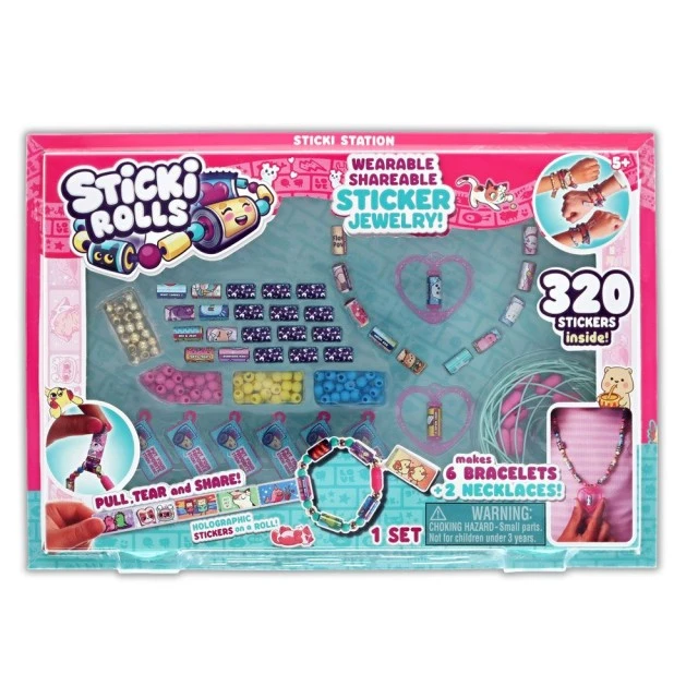 Sticki Rolls Бижута Направи си сам с 320 стикера
