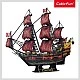 CubicFun Пъзел 3D Кораб Queen Anne's Anniversary Edition 391ч.