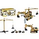 BUILDER Crane with Construction Site