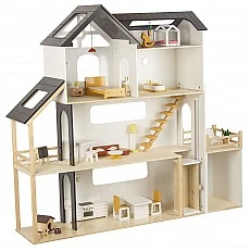 Wooden Мега Къща за Кукли Нанси