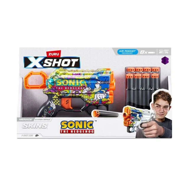 X Shot Sonic blaster MENACE 8 darts