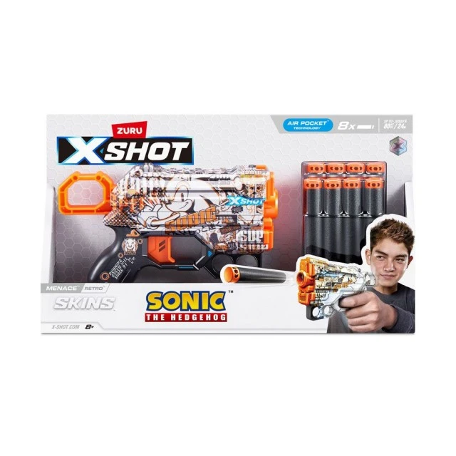 X Shot Sonic blaster MENACE 8 darts