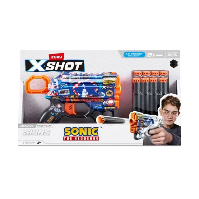 X Shot Sonic blaster MENACE 8 darts