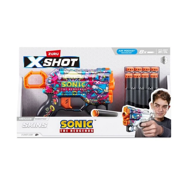 X Shot Sonic blaster MENACE 8 darts