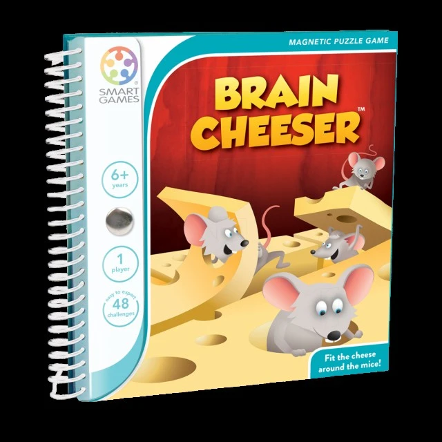 Логическа магнитна игра за път brain cheeser