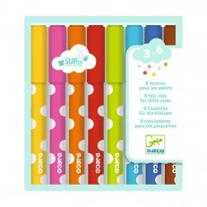 Brush-type markers for the little ones