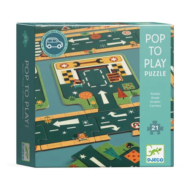 Giant puzzle roads