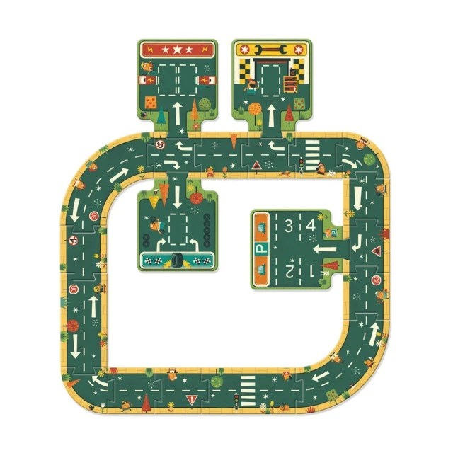 Giant puzzle roads