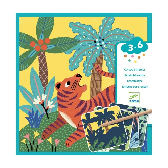Scratch cards large animals