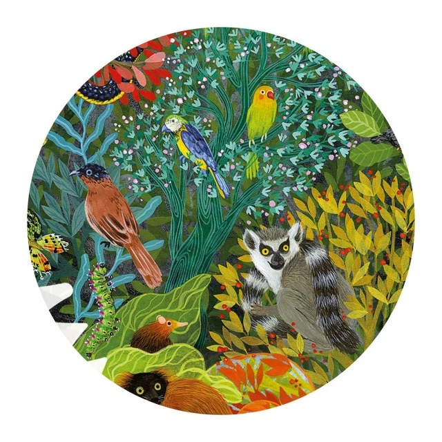 Puzzle art chameleon
