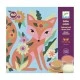 Set for painting with sand phosphorescent garden elements
