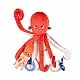 Soft toy activity octopus