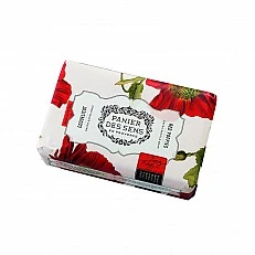 Red poppy hard soap 200g.