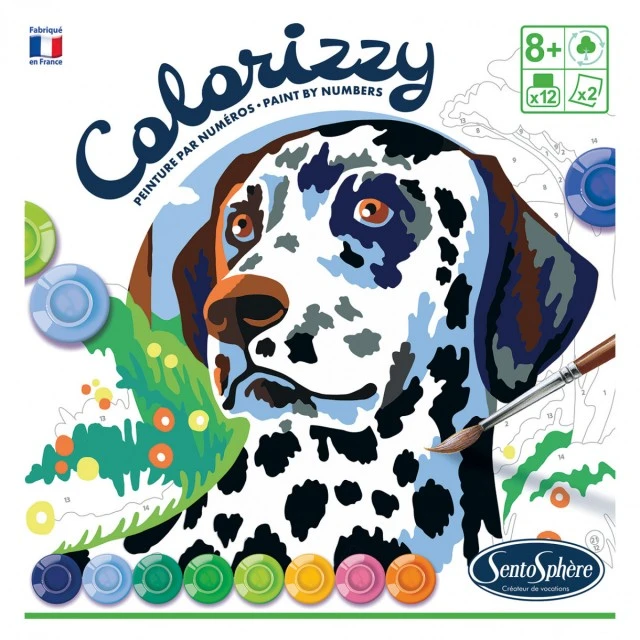 Coloring by numbers dogs