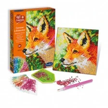 Канава с цветни камъчета лисица