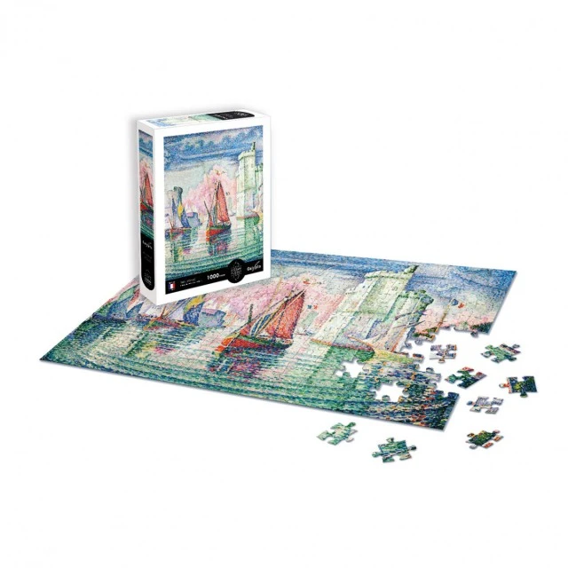 The Port of Rochelle puzzle by Paul Signac
