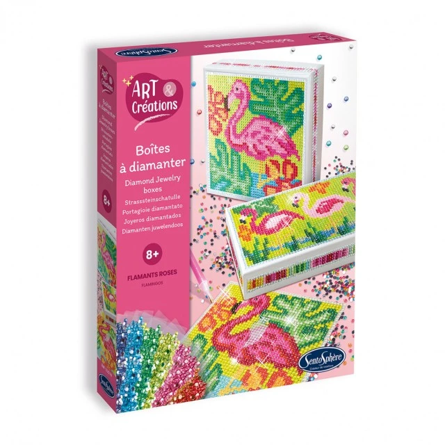 Atelier made a jewelry box with colored stones