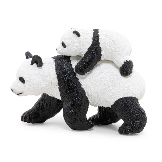 Panda figurine with baby panda