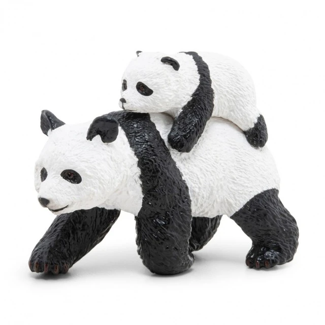 Panda figurine with baby panda