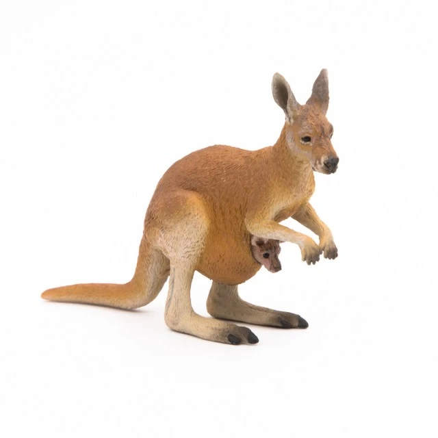 Kangaroo figure with a little