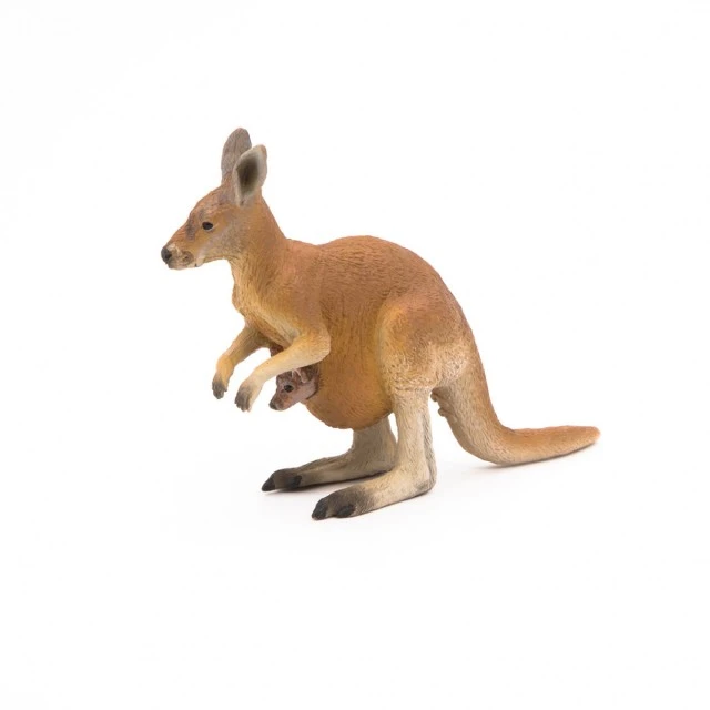 Kangaroo figure with a little