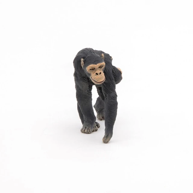 Chimpanzee mother with baby figurine
