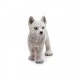 Small polar wolf figurine