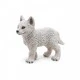 Small polar wolf figurine