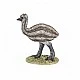 Baby emu figurine