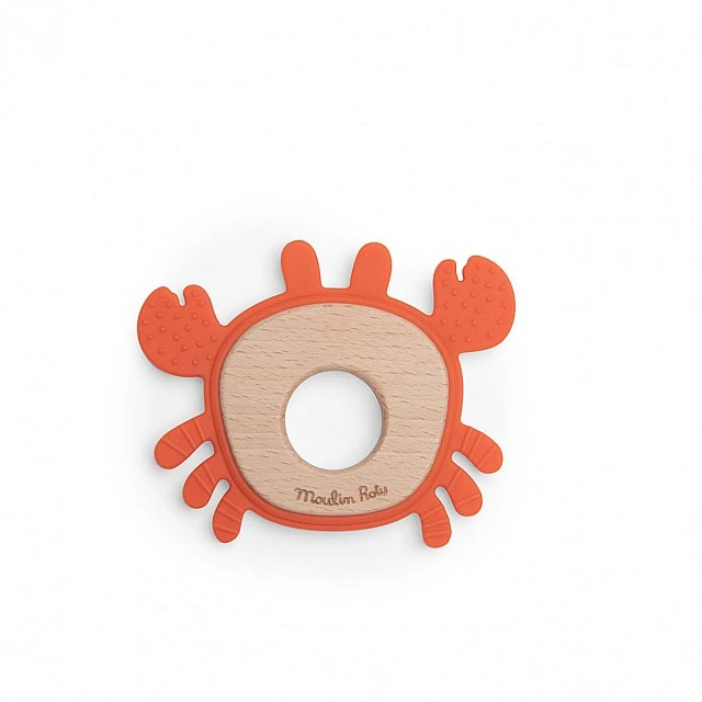 Crab chew rubber toy