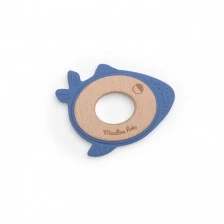 Rubber whale chew toy