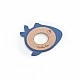 Rubber whale chew toy