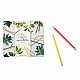 Set of watercolor pencils for coloring 24 colors