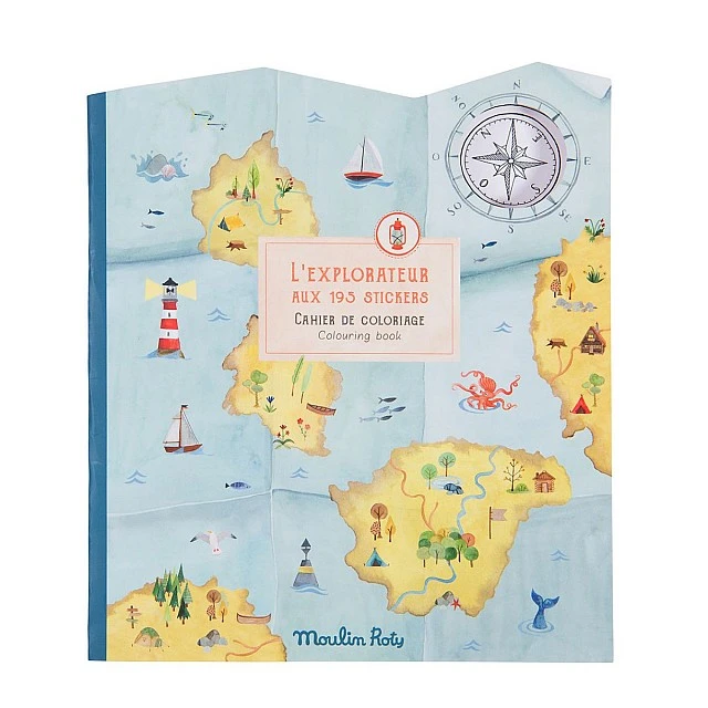 Sticker book, 20 pages.