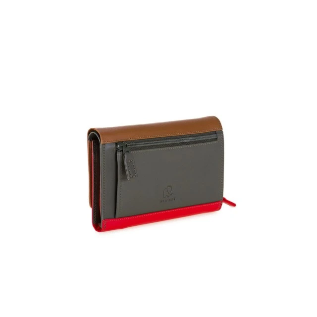 Medium flapover wallet Caramel color