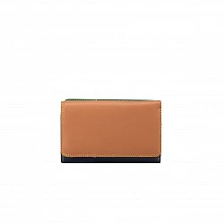 Портфейл Medium Tri Fold Цвят гора